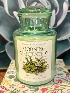 Leoben Company “Morning Meditation" White Tea Bergamot Neroli Scented Candle